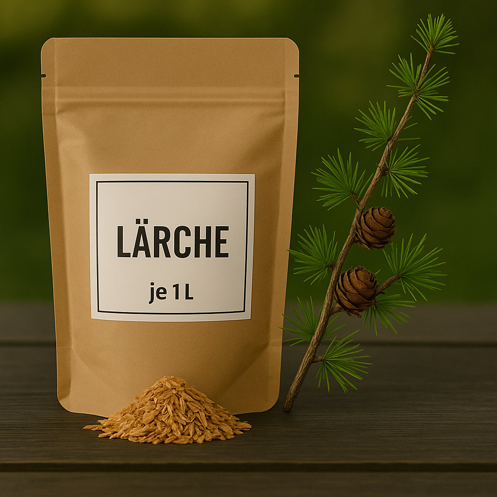 Lärche Räucherholz 1l Premium Körnung 0-3mm