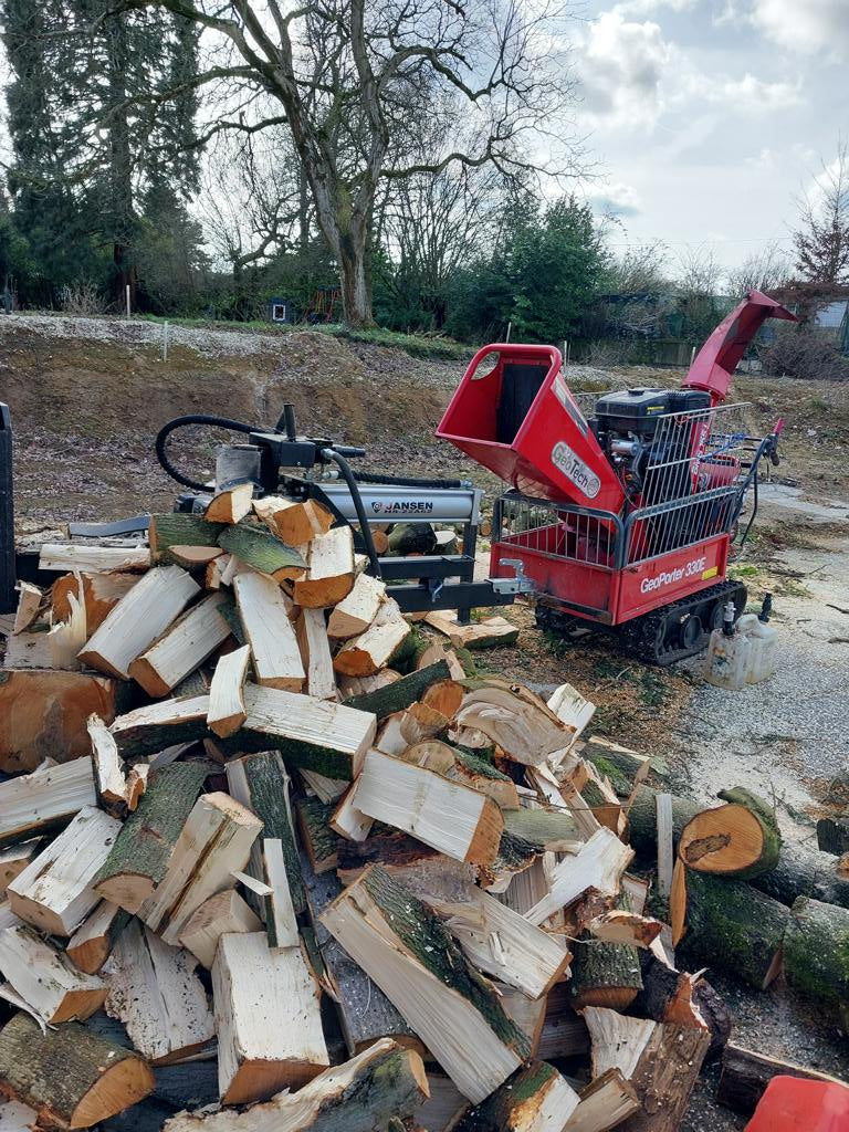 Produktion Brennholz