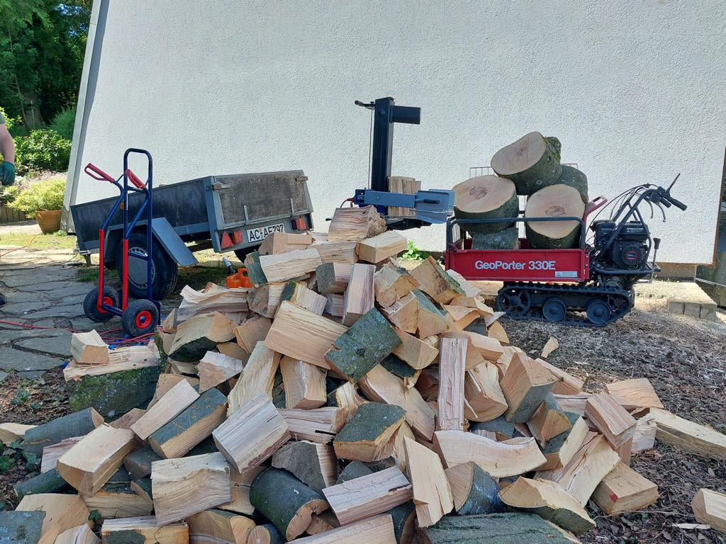 Leña de frondosas partida – Solo recogida