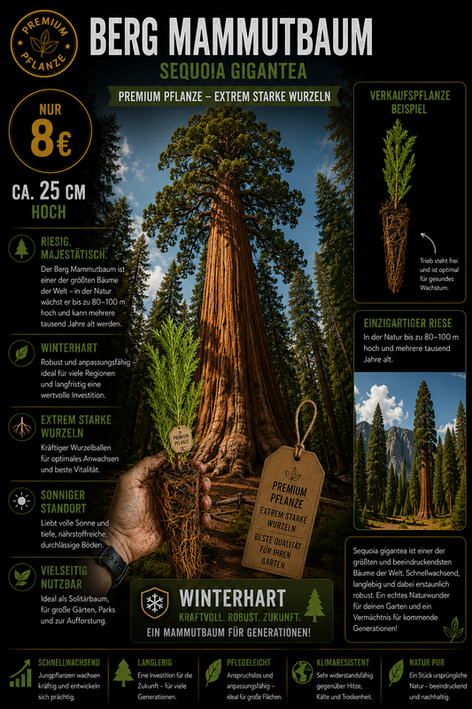 Sequoiadendron giganteum Bergmammutbaum