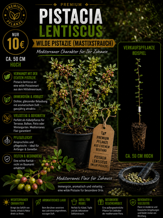 Pistacia lentiscus wilde Pistazie