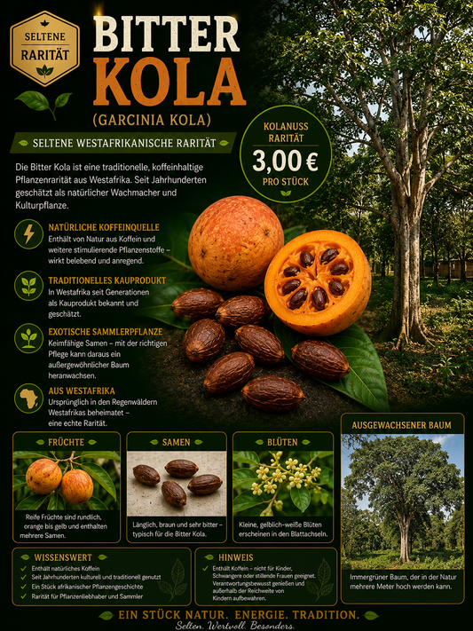 Garcinia Kola Bitter Kola Rarität!
