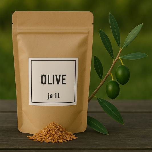 Olive Räucherholz 1l Premium Körnung 0-3mm