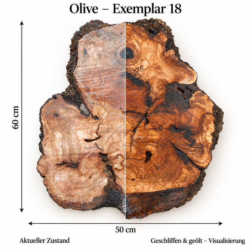Baumscheibe Olive 18